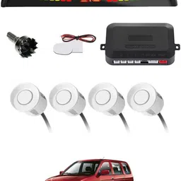 zplus Universal 4 White Reverse Parking Sensor With LED Display For Cars-262 Safety of Passengers/Car One Alarm Kit-1249 Parking Sensor-picture-18