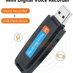 FREDI HD PLUS Spy Usb Recorder with Clear HD Voice Recording Feature, One Key On/Off function NA Voice Recorder image 4