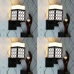 shyamji Uplight Wall Lamp Without Bulb image 1