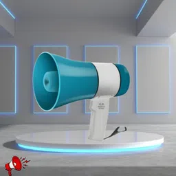 sacro Handheld Megaphone with Siren, Microphone & Rechargeable for Outdoor EventsA57 Megaphone Portable Megaphone Siren Loudspeaker Function &Long Battery BackupA57 Outdoor PA System-picture-17