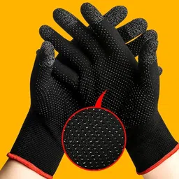 new vastra lok ™Anti Sweat Hand PUBG Game & Bike Riding Mobile Touch Finger Gym & Fitness Gloves-picture-18