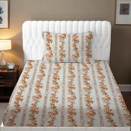 IVAZA Turquoise Blue Cotton Nylon 180 TC Bedsheets-picture-10