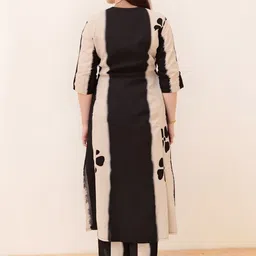 SZN Women Floral Printed Regular Kurta with Trousers image 5