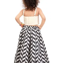 Pragya Exclusive Girls Embellished Ready to Wear Lehenga & image 2