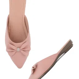 SAPATOS Women Mules with Bows Flats image 5