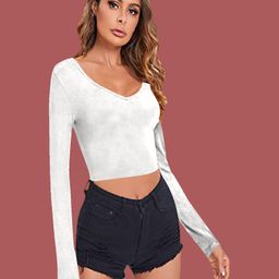 Dream Beauty Fashion Women Crop Top-image-33