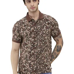 Being Human Men Abstract Printed Polo Collar T-shirt-picture-22