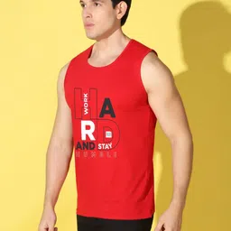 WOOSTRO Men Typography 2 Printed Raw Edge Slim Fit T-shirt image 4