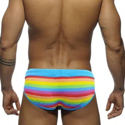PANTEAZY Striped Low- Rise Basic Briefs KEV-SM02-FR-ML-M image 3