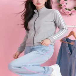 MAYKR Women Colourblocked Sporty Jacket image 4