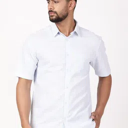 Indian Terrain Men Classic Fit Checked Spread Collar Pure Cotton Casual Shirt-picture-34