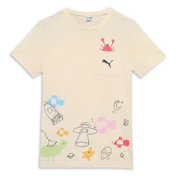 Puma Classics Graphic Youth Tee Kids Printed T-Shirts image 1