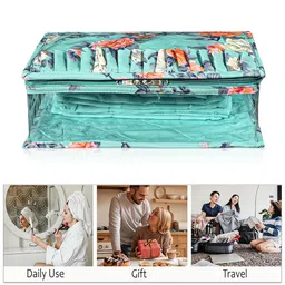 Aura Green Set of 1 Regular Jewellery Organiser Organisers image 4