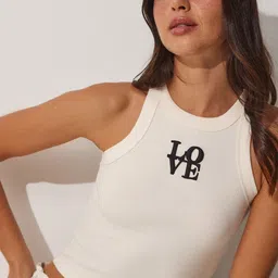 Happiness istanbul Women Solid Ribbed Fitted Crop Top-picture-28