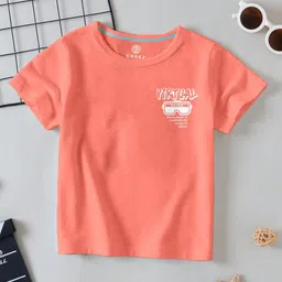 CODEZ Boys Pack Of 3 Graphic Printed Round Neck Cotton T-shirts image 4