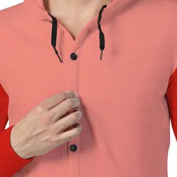 Blisstone Men Colourblocked Hooded Sweatshirt image 2