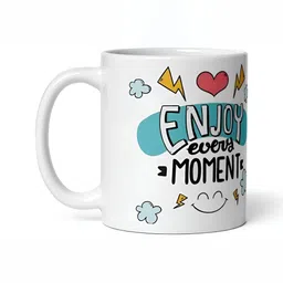 Mr UVD White Typography Printed Ceramic Glossy Mug 350 ml-picture-34