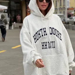 LULU & SKY Women Printed Hooded Pullover Oversized Sweaters-picture-22