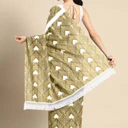 BUTA BUTI Ethnic Motifs Pure Cotton Saree image 2