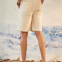 Canoopi Men Regular Fit Mid-Rise Cotton Shorts image 5