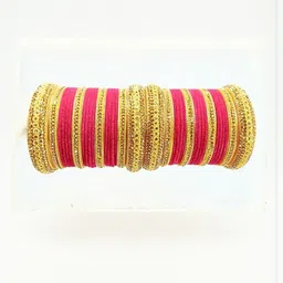 SGN fashion Pink Copper Bangles-picture-17