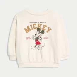Marks & Spencer Boys Mickey Mouse Printed Pullover Sweatshirt image 5
