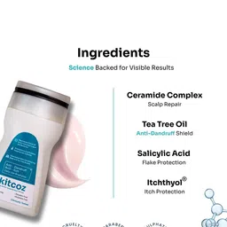 Kitcoz Anti Dandruff & Anti Itch Shampoo - 100 ml image 3