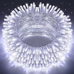 illuminator 22 LEDs 10 m White Steady Bulb Rice Lights image 1