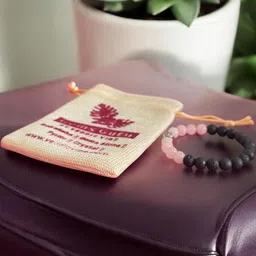 Gems Guru Unisex Pink Bracelet image 5