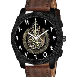 Gopal Shopcart Unisex Embellished Dial & Leather Straps Analogue Watch-picture-23