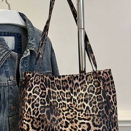 LULU & SKY Animal Printed Structured Tote Bag-picture-29