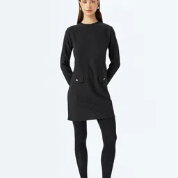 Koton Women Round Neck A-Line Dress-image-5