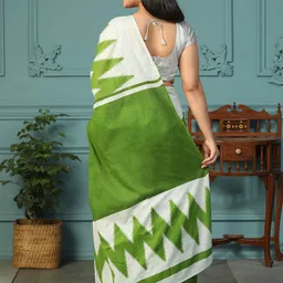 BALOOBI Ready to Wear Block Print Saree image 4