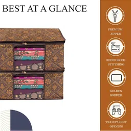 AMAK INC Brown Fabric Multi-Utility Wardrobe Organisers image 4