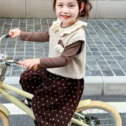 LULU & SKY Girls Printed T-shirt with Trousers-picture-37