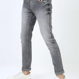 HIGHLANDER Men Slim Fit Light Fade Stretchable Jeans image 3