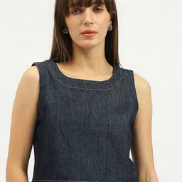 United Colors of Benetton Women Round Neck Pure Cotton Top image 1