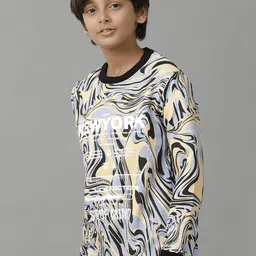 UNDER FOURTEEN ONLY Boys Printed Round Neck Sweatshirt image 3