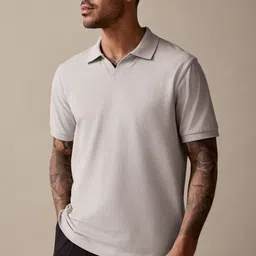 NEXT Polo Collar Regular Fit T-shirt-picture-39