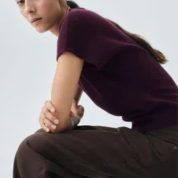 MANGO Extended Sleeves Pullover Sweaters-picture-8