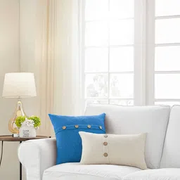 Khooti Blue Square Cushion Covers image 3