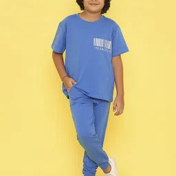 Knitting Doodles Unisex Kids Printed T-shirt and Joggers-picture-19