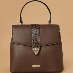 CODE by Lifestyle Animal Printed Structured Handheld Bag image 2