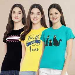 Metronaut Women Typography 3 T-shirt-image-83