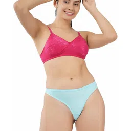 ORLIZEA Pack of 4 Women Low-Rise Cotton Blend Thongs-image-73