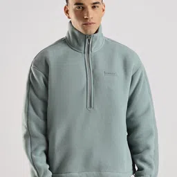 Calvin Klein Jeans Men Mock Collar Pullover Oversized Sweatshirt image 3