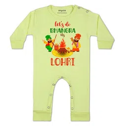 It'S Bhangra It Is Lohri Printed Baby Rompers-image-46