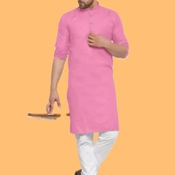 ANUJ FASHION Men Solid A-Line Kurtas-picture-40