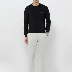 U.S. Polo Assn. Men Solid Full Sleeve Pullover image 2