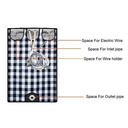 The Furnishing Tree Black Plastic Washing Machine Cover image 2